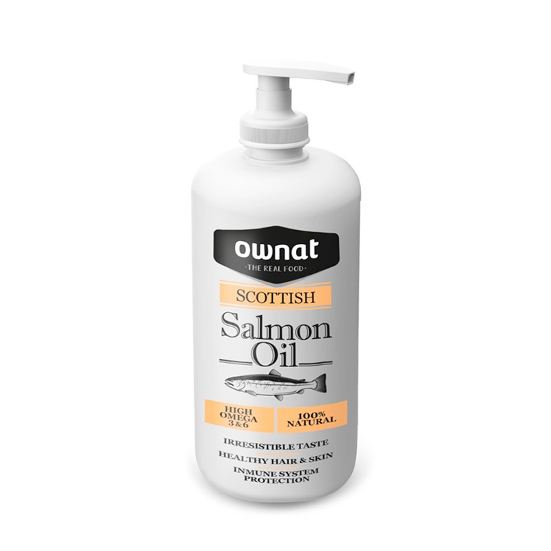 Aceite de salmón Ownat para perros y gatos 250 ml Litros 250 ml