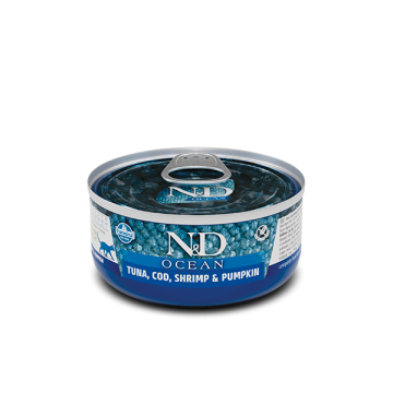 Farmina N&D Ocean Cat Adult Atún, Bacalao y Calabaza 70gr