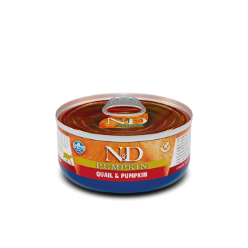 Farmina N&D Pumpkin Cat Adult Lata Codorniz y Calabaza 70gr