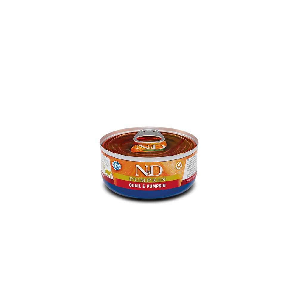 Farmina N&D Pumpkin Cat Adult Lata Codorniz y Calabaza 70gr
