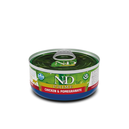 Farmina N&D Prime Cat Adult Lata Pollo y Granada 70gr