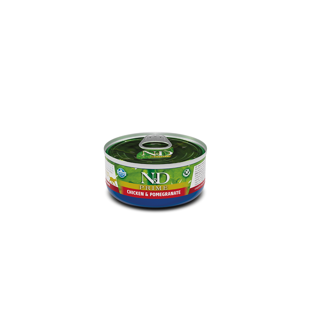 Farmina N&D Prime Cat Adult Lata Pollo y Granada 70gr