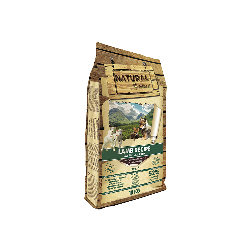 Natural Greatness Receta Sensitive Cordero 10 kg