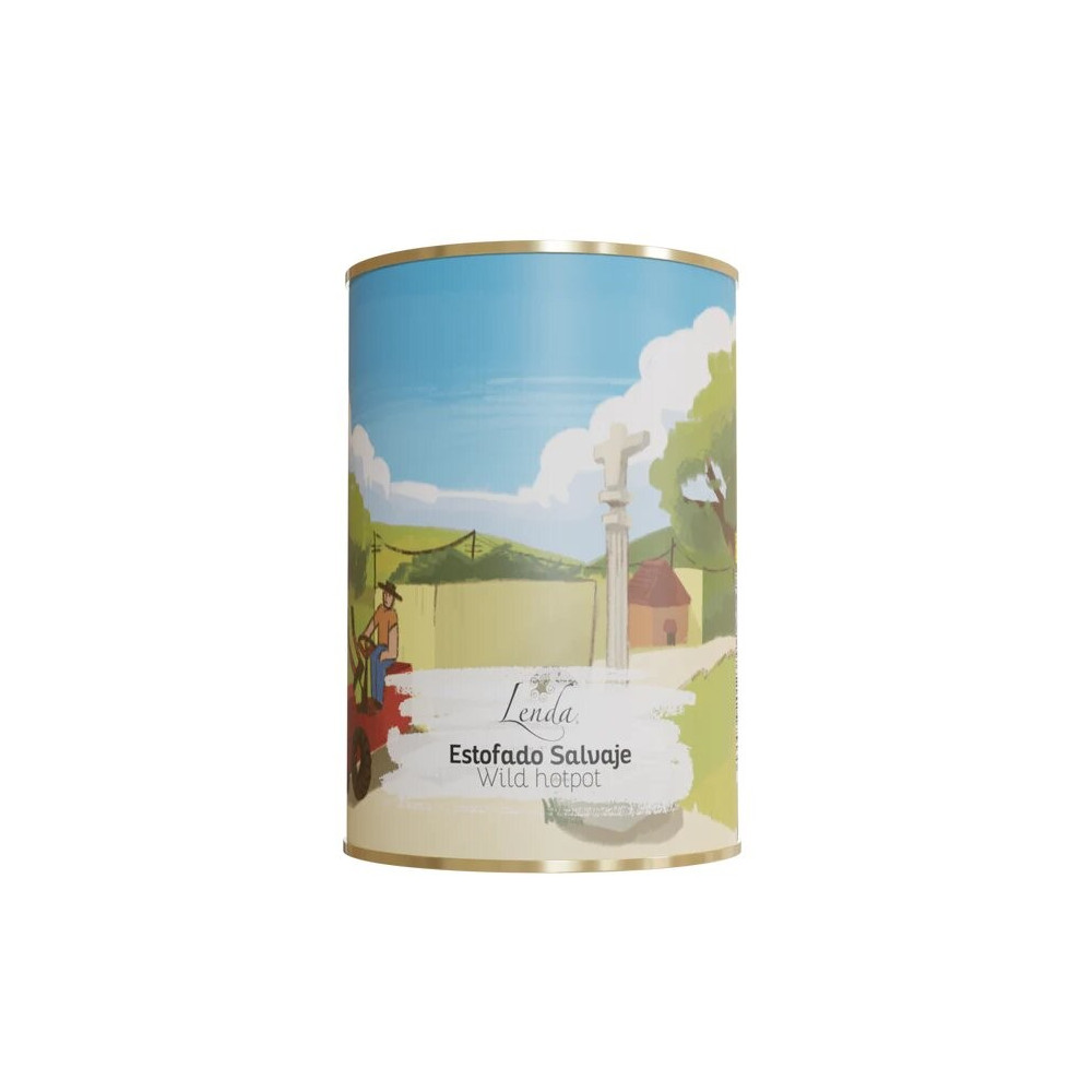Lenda Foodie Lata Sin Cereales Guiso Estofado Salvaje 380gr