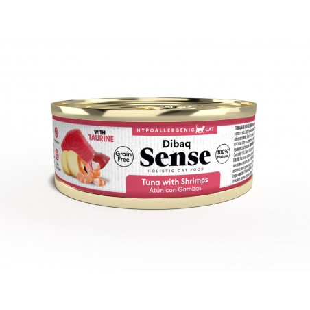 Dibaq Sense CAT Lata Grain Free atún con gambas 70 gr