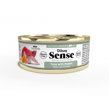 Dibaq Sense CAT Lata Grain Free atún y conejo 70 gr