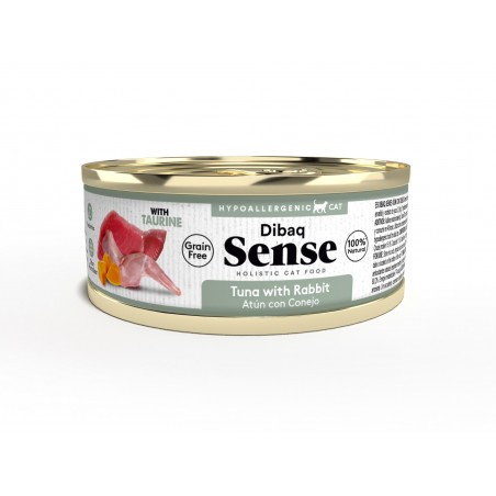Dibaq Sense CAT Lata Grain Free atún y conejo 70 gr