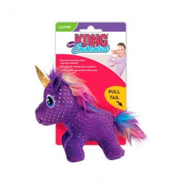 KONG Cat Juguete Enchanted Buzzy Unicorn