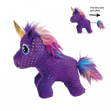 KONG Cat Juguete Enchanted Buzzy Unicorn