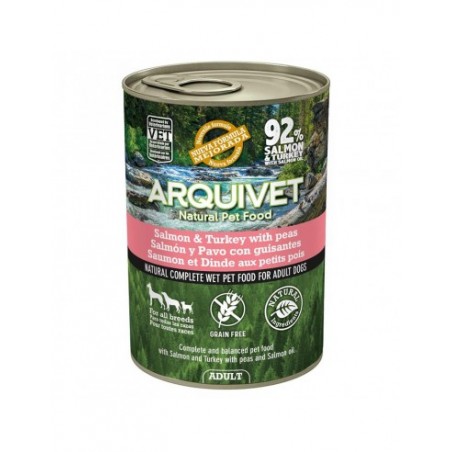 Arquivet Lata Adult Salmon y Pavo 400 gr