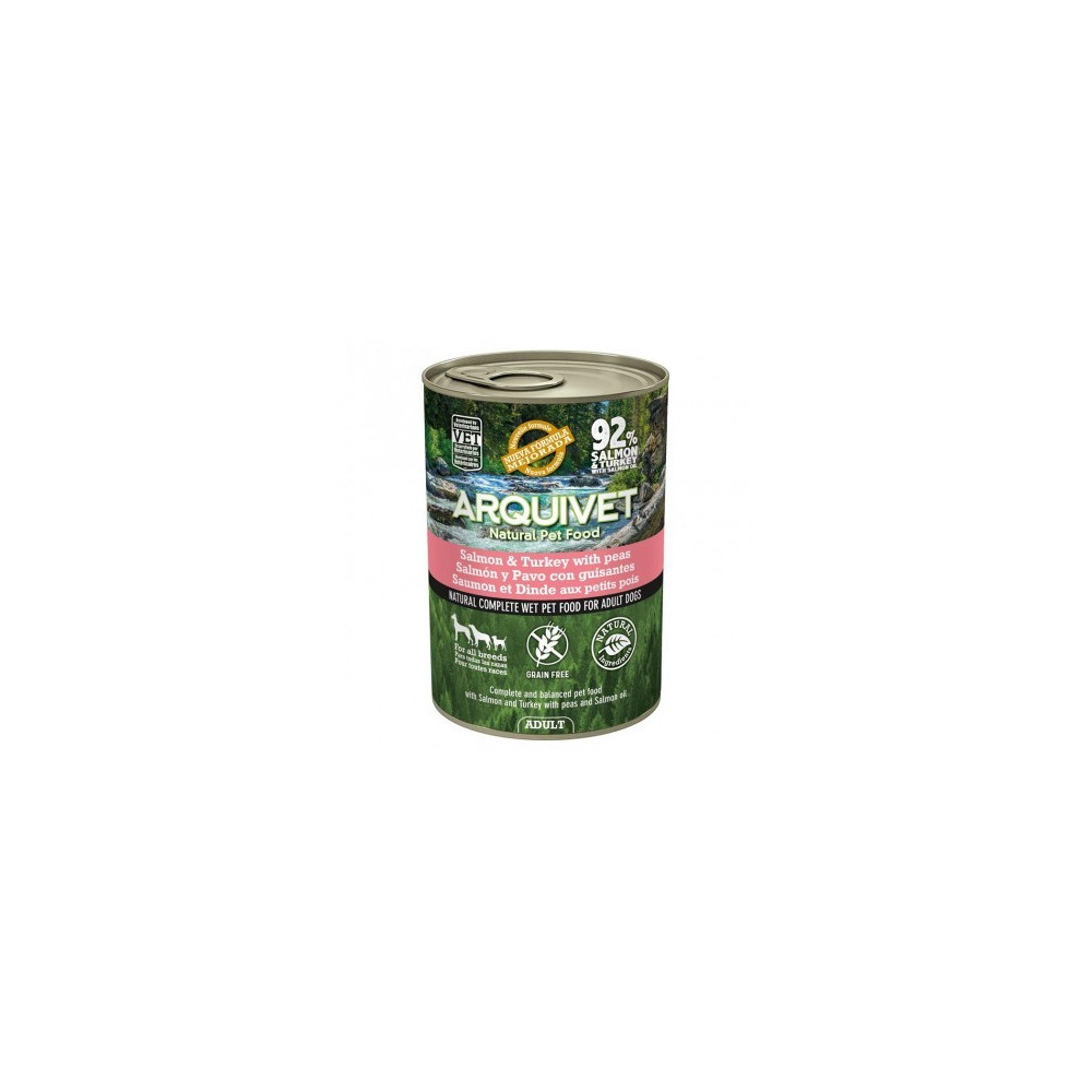 Arquivet Lata Adult Salmon y Pavo 400 gr