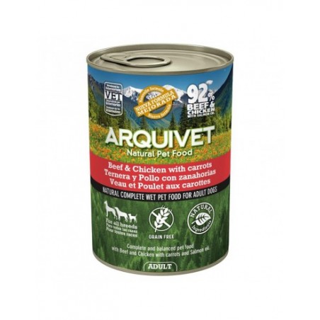 Arquivet Lata Adult Ternera y Pollo 400 gr