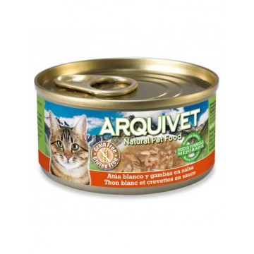 Arquivet Lata Atún Blanco y Gambas en salsa 80gr