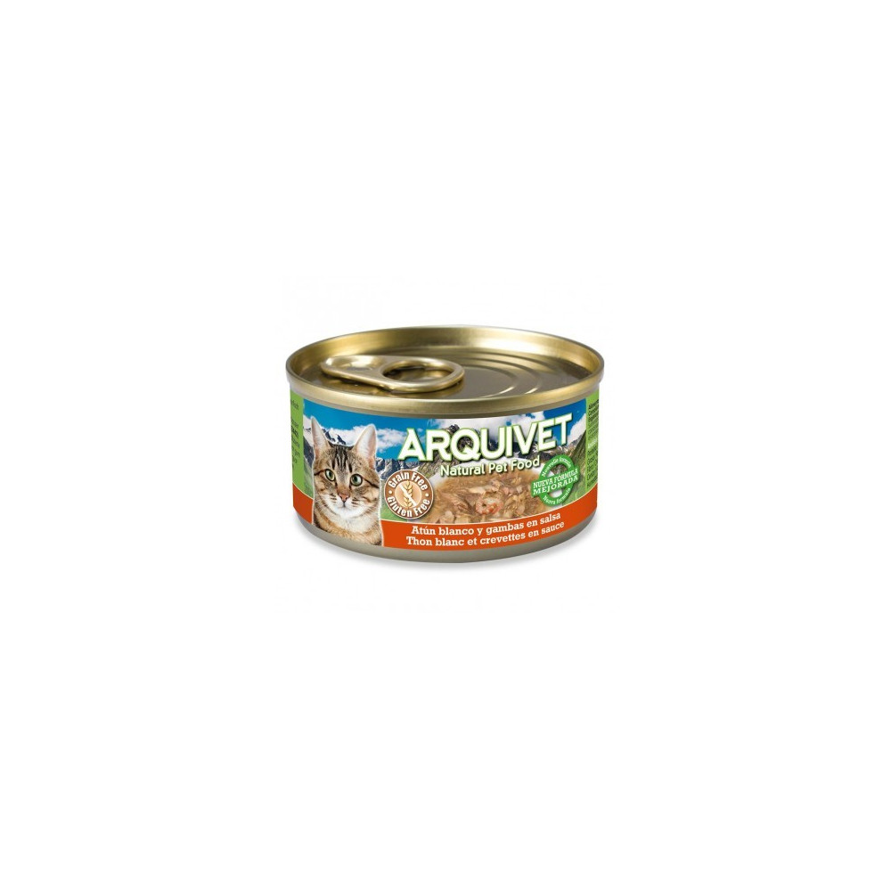 Arquivet Lata Atún Blanco y Gambas en salsa 80gr