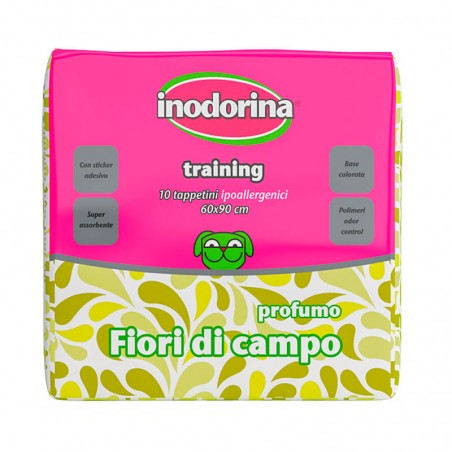Inodorina Empapador Higiénico Flores Silvestres para Perros 10 und.
