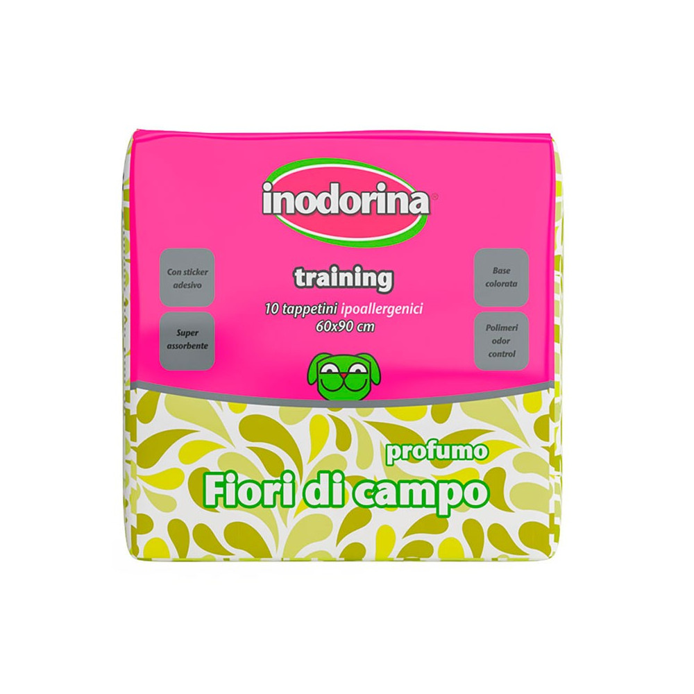 Inodorina Empapador Higiénico Flores Silvestres para Perros 10 und.