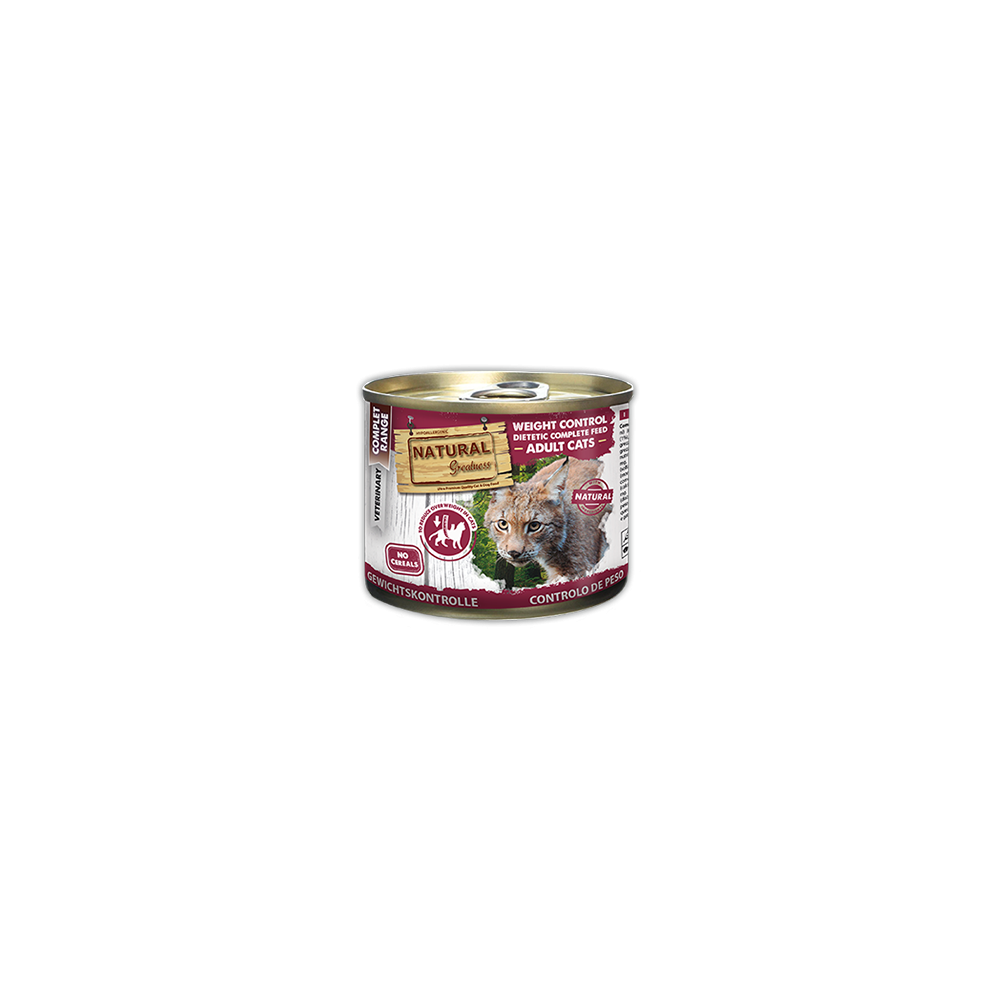 Natural Greatness Diet Lata Control de Peso para Gatos 200gr
