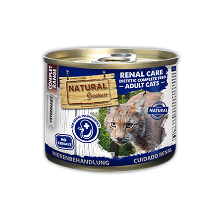Natural Greatness Diet Lata Cuidado Renal para Gatos 200gr