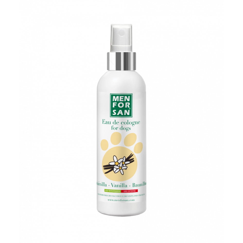 Menforsan Agua de colonia vainilla para perros 125 ml