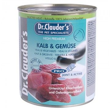 Dr.Clauder Perro Lata Ternera y Verduras 400gr