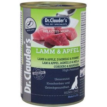 Dr.Clauder´s Perro Lata Cordero y Manzana 400gr