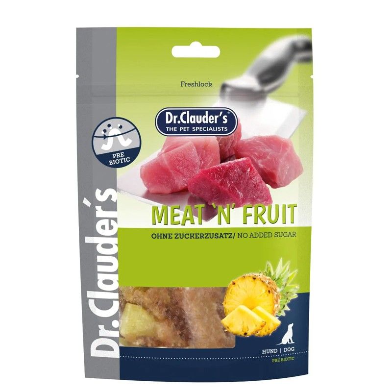 Dr.Clauder's Meat&Fruit Snack Piña y Pollo 80 gr Dr.Clauder's Meat&Fruit Snack Piña y Pollo 80 gr