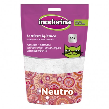 Inodorina Bag Gel Sílice Arena para Gatos Perfume Neutro