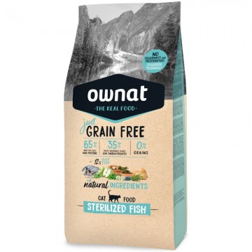 Ownat Cat Just Grain Free Sterilized Fish