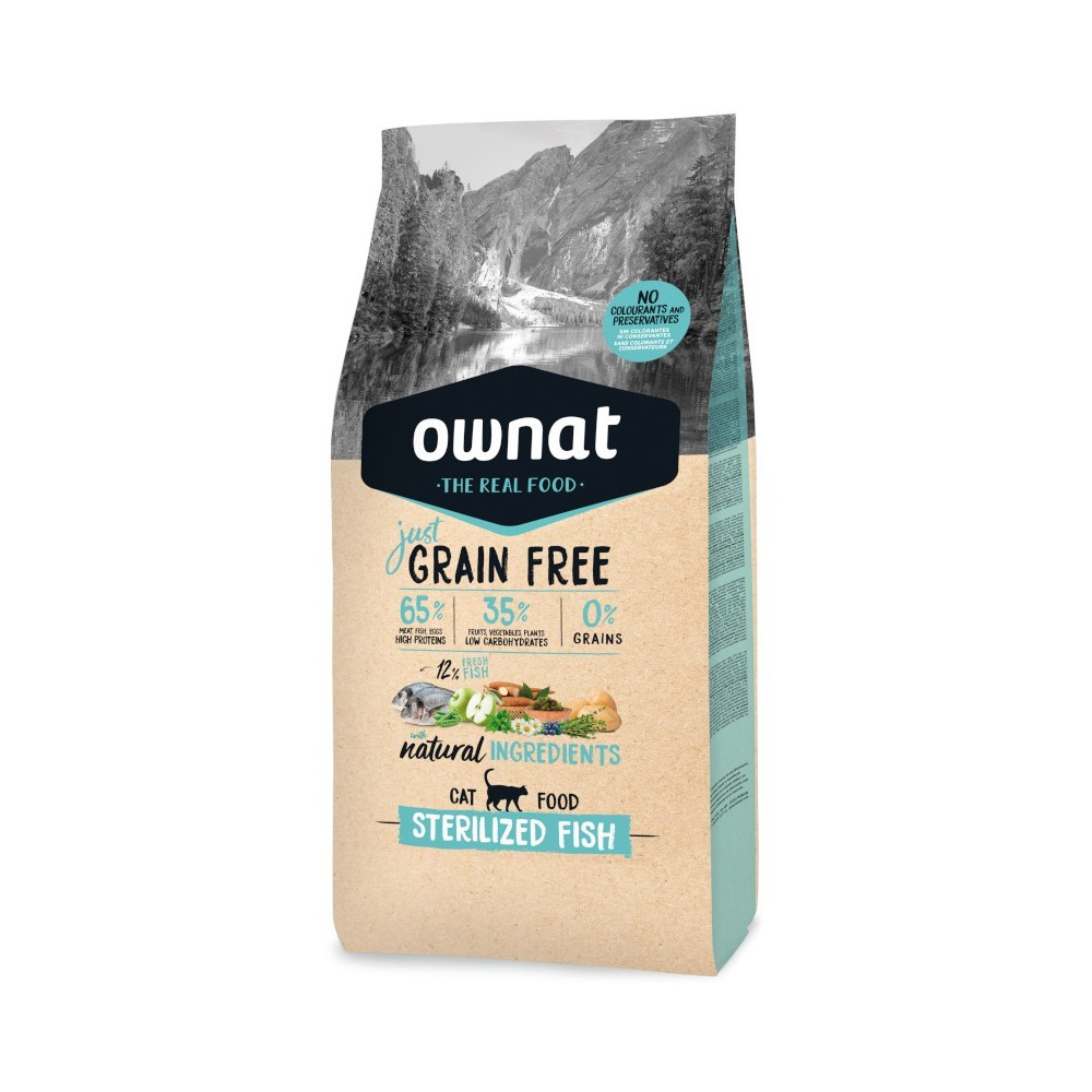 Ownat Cat Just Grain Free Sterilized Fish