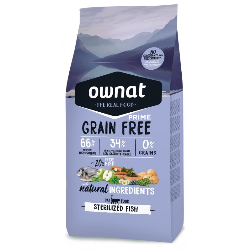 Pienso Ownat Grain Free Salmon sin cereales para perros