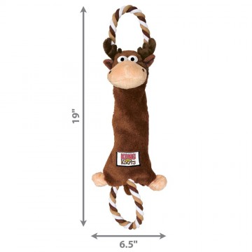 KONG  Alce de juguete para perros Tugger Knots Moose  Talla M