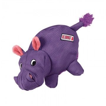 KONG  Hipopotamo de juguete para perros Phatz Hippo Talla M
