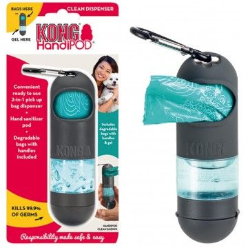 KONG  Handipod Dispensador de Bolsas con Gel Desinfectante