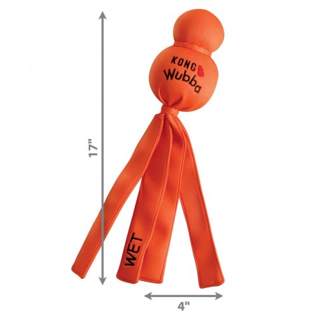 KONG Juguete mordedor de Neopreno Wubba Wet XL