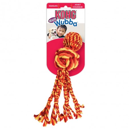 KONG Juguete mordedor Wubba Weaves W/Rope