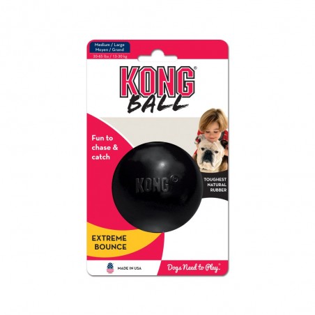 KONG Pelota de juguete para perros Extreme Ball M/L