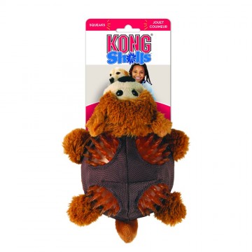 KONG Shells Oso de juguete mordedor para perros  Talla S