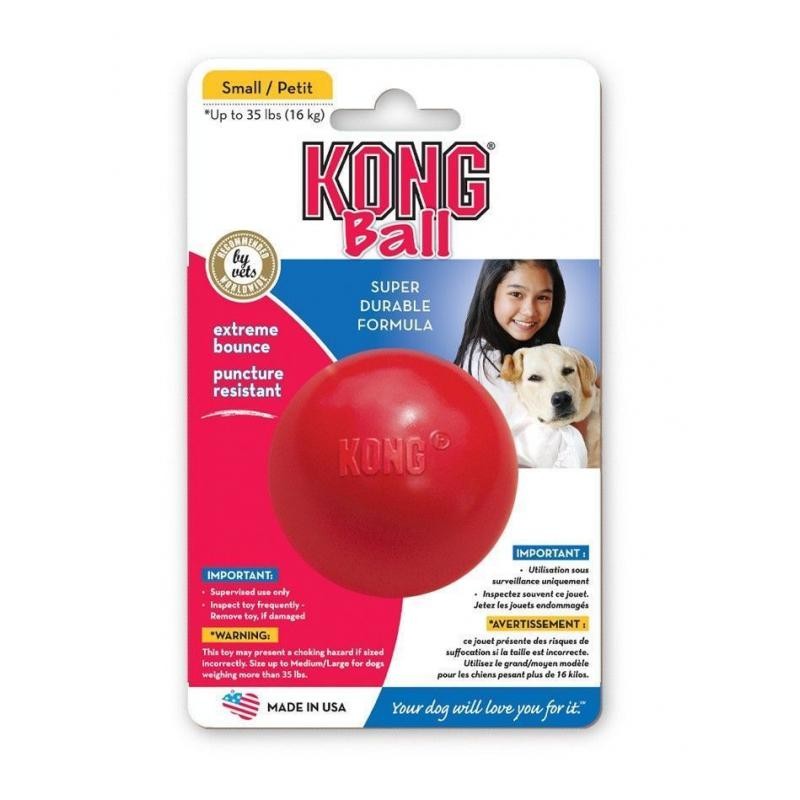 KONG pelota Maciza para perros Red Classic Ball Talla S