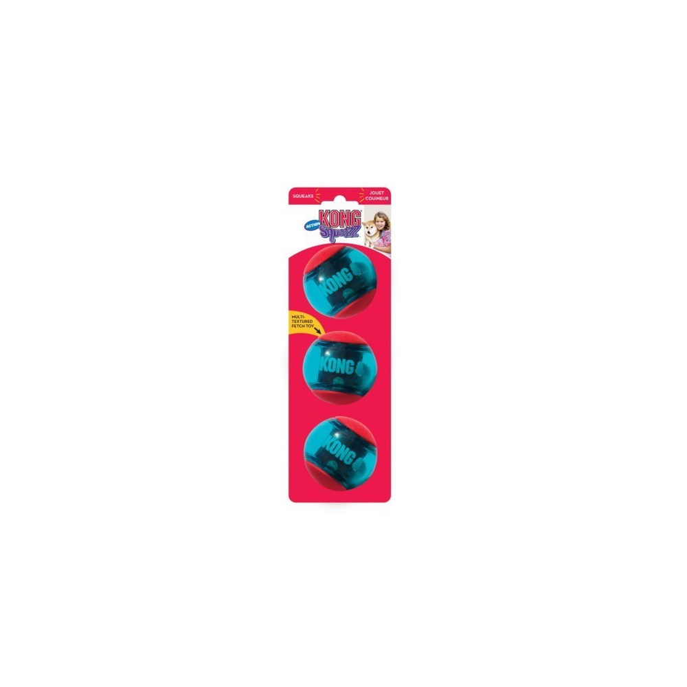 KONG Squeezz Action Red