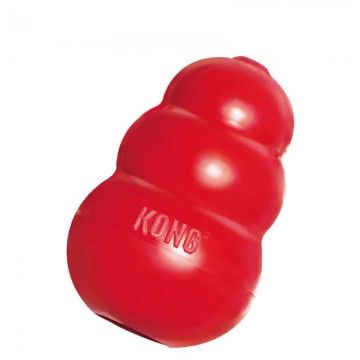 Kong Wobbler Juguete Interactivo para perros, Dispensador Comida Tamaño S