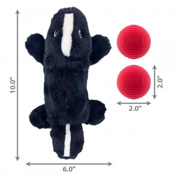 KONG Cozie Pocketz Skunk Talla S