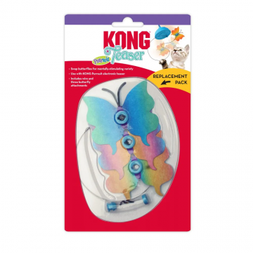 KONG Teaser Purrsuit Butterfly Pack Mariposas De Repuesto