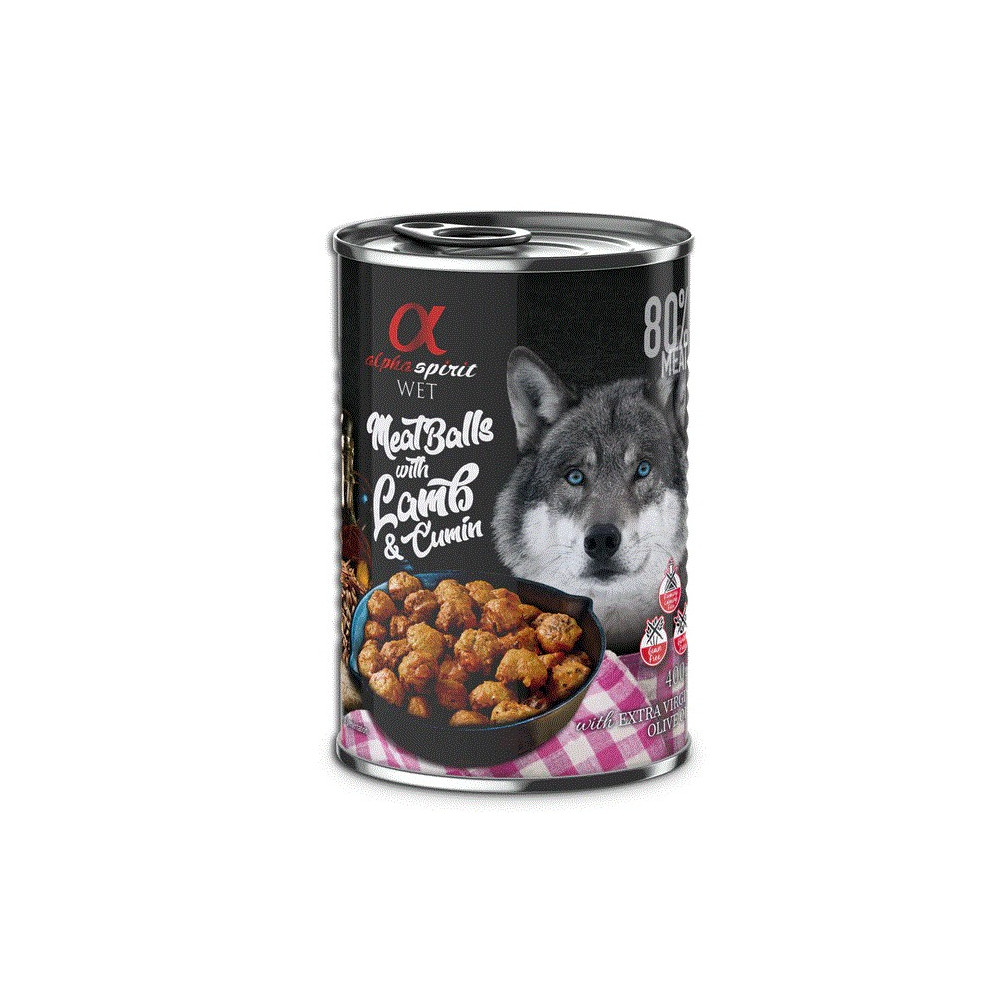 Alpha Spirit Lata Albóndigas de Cordero y Comino 400gr