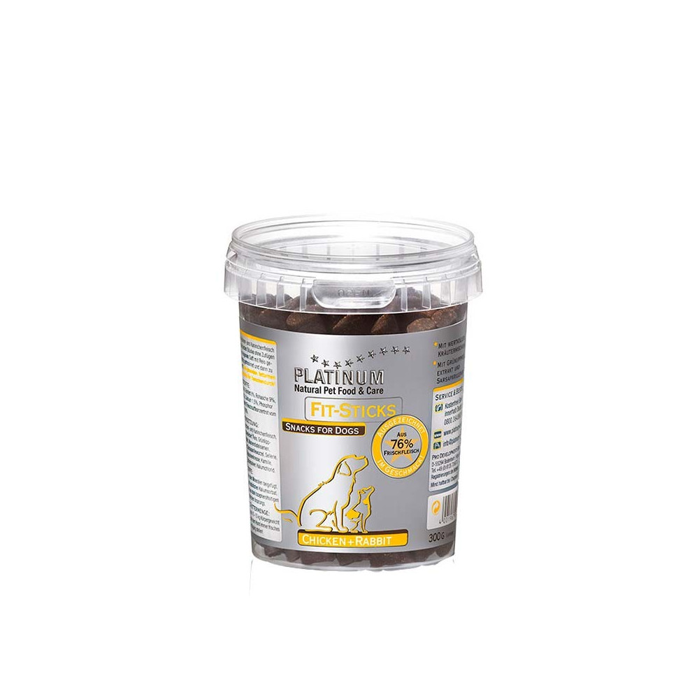 Platinum Fit-Sticks Pollo + Conejo 300gr