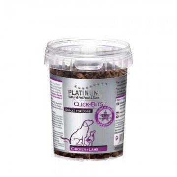 Platinum Click-Bits Pollo + Cordero 300gr