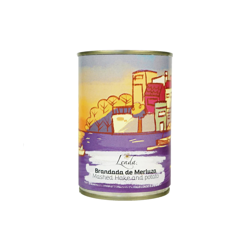 Lenda Foodie Lata Sin Cereales Brandada de merluza 380gr