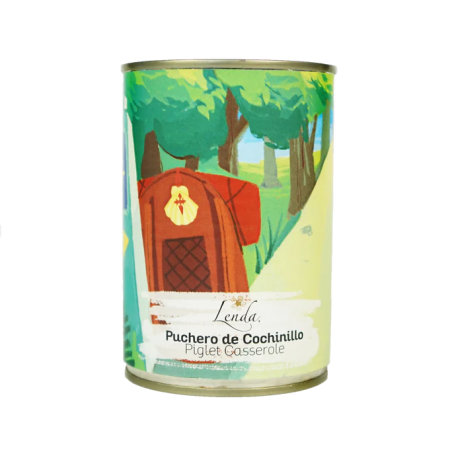 Lenda Foodie Lata Sin Cereales Puchero de Cochinillo 380gr