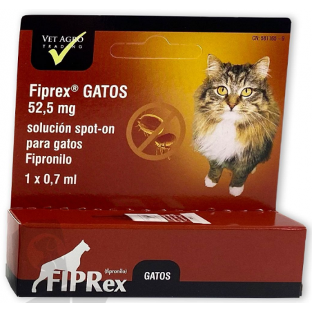 Fiprex Pipeta Antiparasitaria Gatos