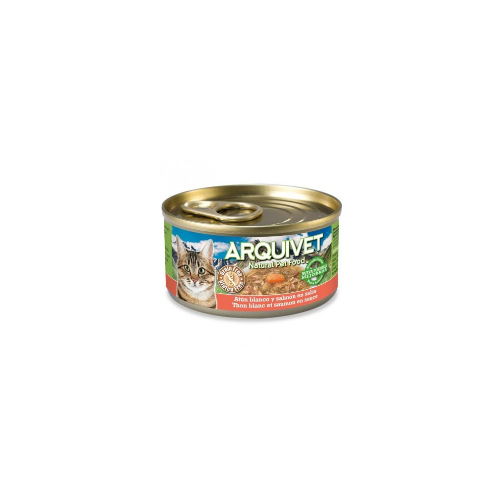 Arquivet Lata Atún Blanco y Salmón en salsa 80gr
