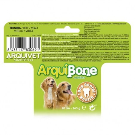 Arquivet Hueso para perros Arquibone sabor Buey